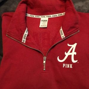 PINK Alabama pullover zip